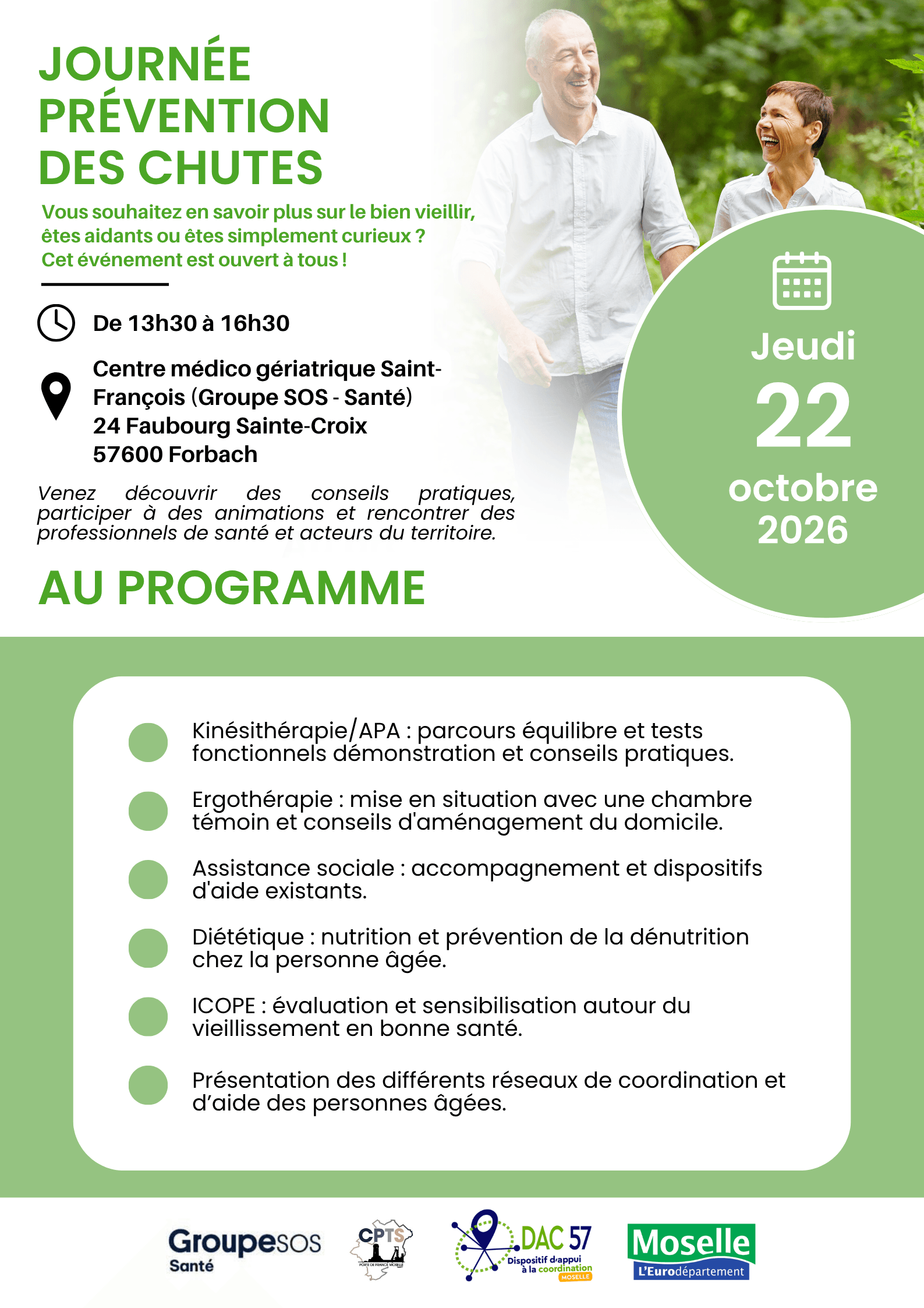 Journée prévention des chutes
